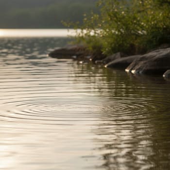 Light breeze creating small ripples