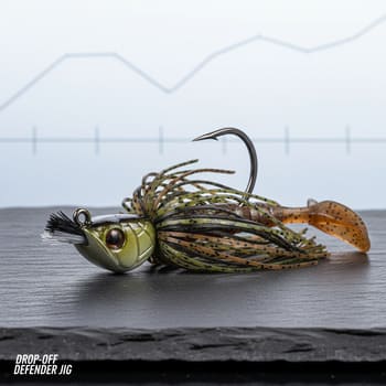 Weedless jig for drop-offs