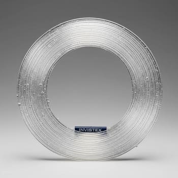 Fluorocarbon leader coil ready to tie