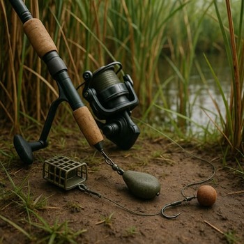 Compact rig with mono mainline for reeds