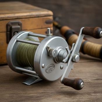 Classic low-profile reel with clicker and aluminum frame