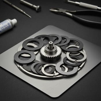 Drag stack parts cleaned and ready