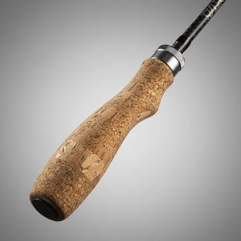 Cork handle grip detail