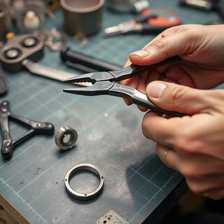 Technician replacing a damaged guide ring